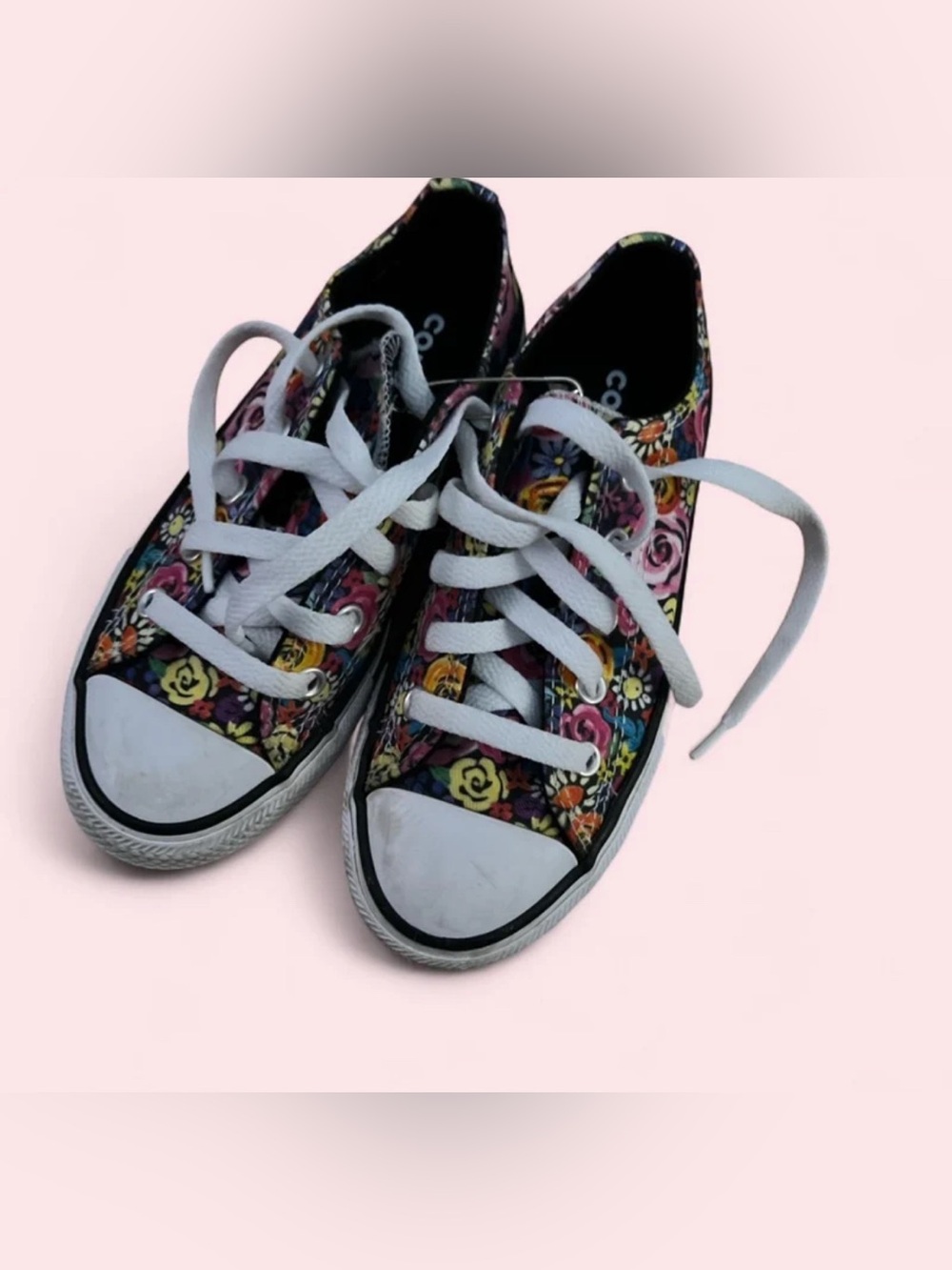 Converse Girls Floral Shoes (original post accidentally deleted)